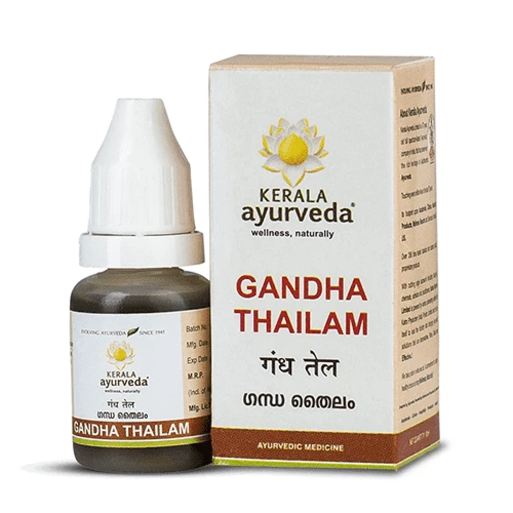 Kerala Ayurveda Gandha Thailam, 10 ml-1.webp